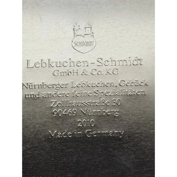 Lebkuchen-Schmidt Nurnberg Germany 2010 Tin - Picture 6 of 6